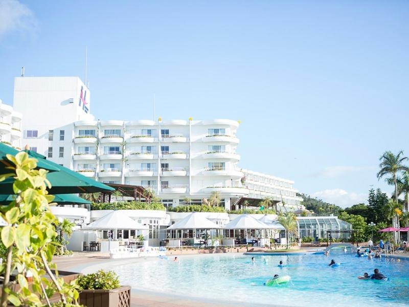 Okinawa Kariyushi Beach Resort Ocean Spa Onna Exterior foto