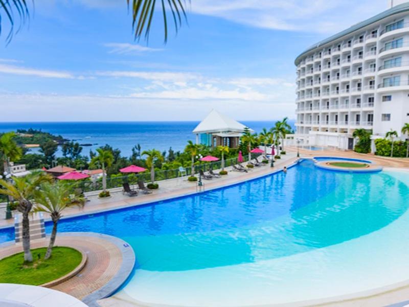 Okinawa Kariyushi Beach Resort Ocean Spa Onna Exterior foto
